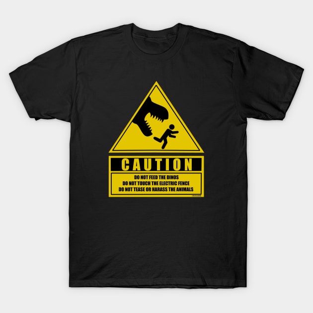 Jurassic Rules T-Shirt by Malakian Art